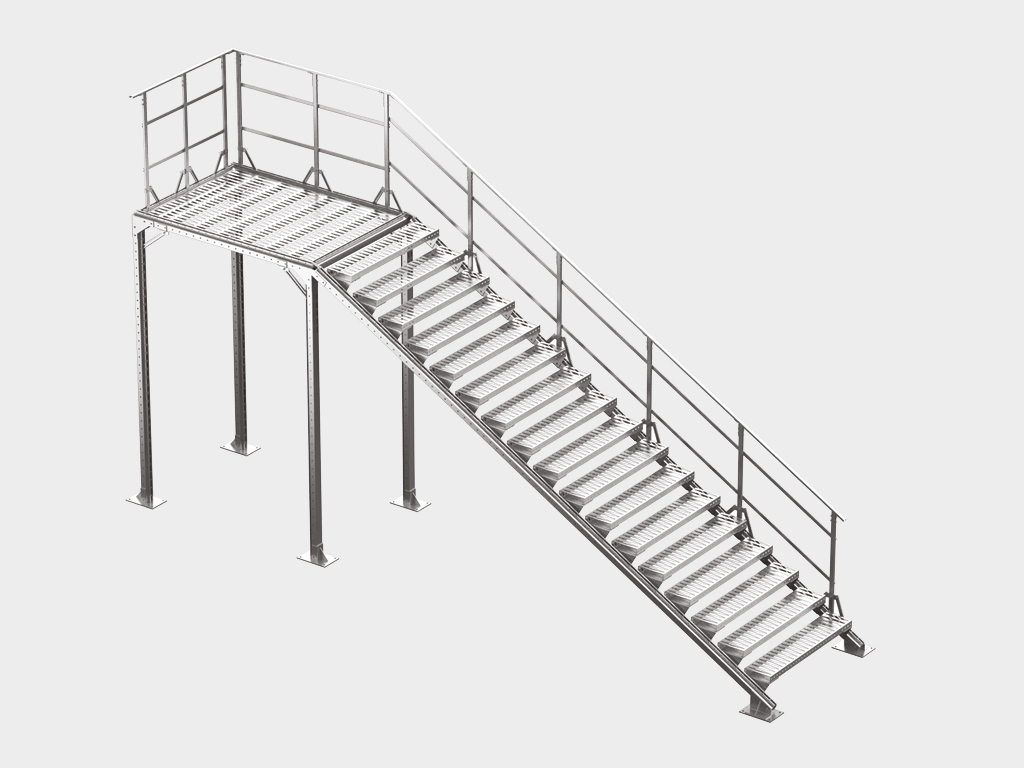 Маршевые лестницы (наружные и внутренние)